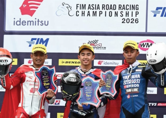 Aksi Kencang Pebalap Astra Honda Taklukkan Podium  ARRC Sepang